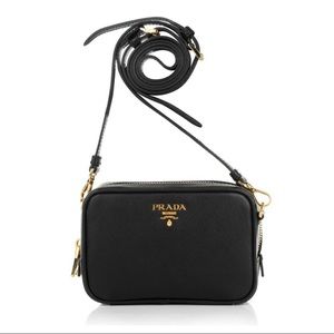 Prada contenitore tracolla saffiano crossbody NEW